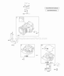 Cylinder Engine Sump Diagram and Parts List for 216977-0116-E1  Briggs and Stratton Engine
